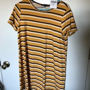Striped t-shirt dress